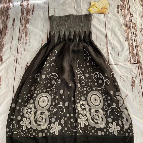 NWT LAPIS STRAPLESS DRESS - Picture 2 of 8